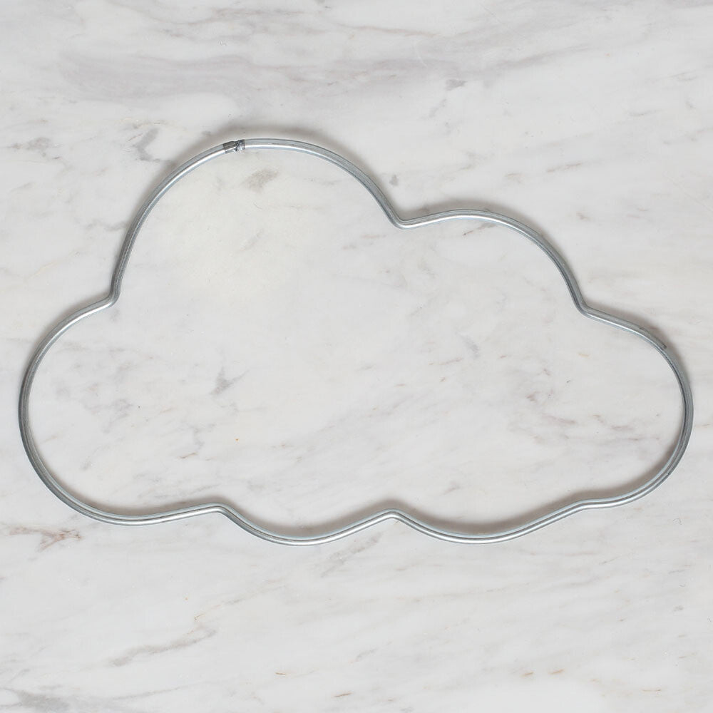 Loren Metal Bulut 25,5 cm Makrome Halkası